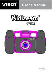 Vtech Kidizoom Plus manual. Camera Instructions.
